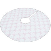 Jupon De Sapin En Polyester Brossé Ribbonerie rose pâle du grand-millénaire Bow Trell (Angle)