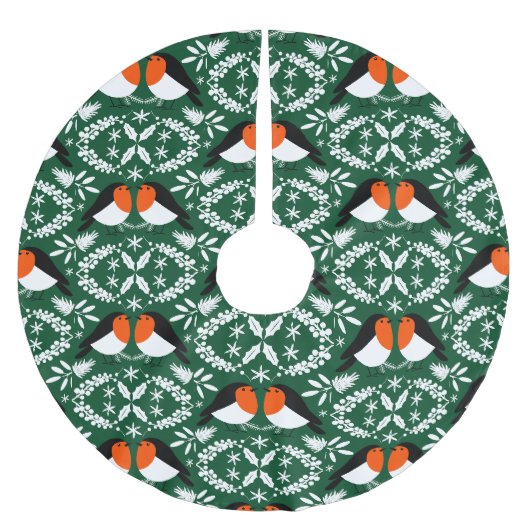 Jupon De Sapin En Polyester Brossé Robin américain (Devant)