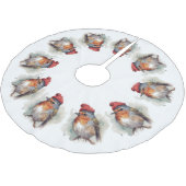 Jupon De Sapin En Polyester Brossé Robin Winter Delight (Angle)