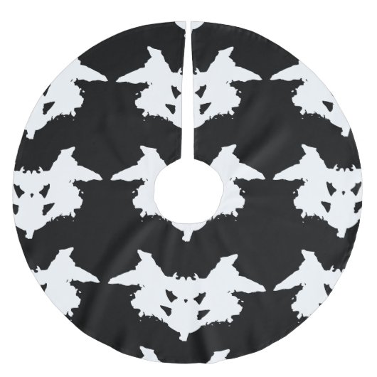 Jupon De Sapin En Polyester Brossé Rorschach Inkblot (Devant)