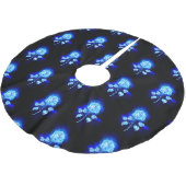 Jupon De Sapin En Polyester Brossé Rose bleu brûlant (Angle)