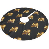 Jupon De Sapin En Polyester Brossé Rose d'or ( rose d'or ) (Angle)