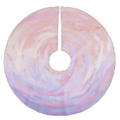 Jupon De Sapin En Polyester Brossé Rose et puant (Devant)