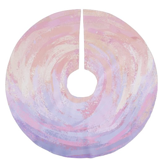 Jupon De Sapin En Polyester Brossé Rose et puant (Devant)