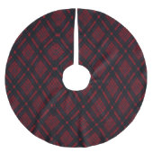 Jupon De Sapin En Polyester Brossé Rouge (Devant)