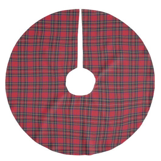 Jupon De Sapin En Polyester Brossé Royal Stewart Scottish Tartan (Devant)