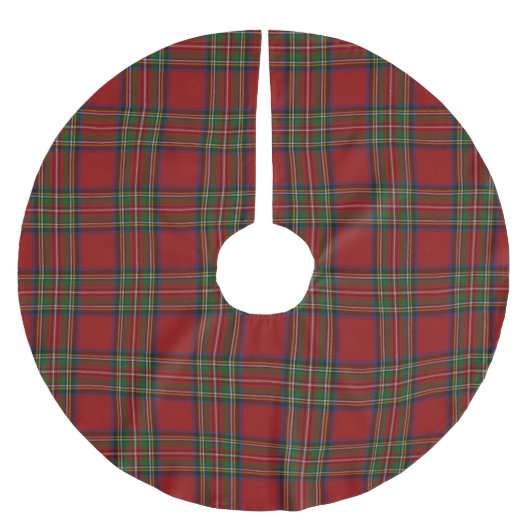 Jupon De Sapin En Polyester Brossé Royal Stewart Tartan Plaid traditionnel (Devant)