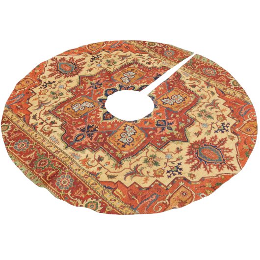 JUPON DE SAPIN EN POLYESTER BROSSÉ RUG PERSIEN CLASSIQUE (Angle)