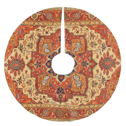 JUPON DE SAPIN EN POLYESTER BROSSÉ RUG PERSIEN CLASSIQUE (Devant)