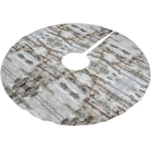 Jupon De Sapin En Polyester Brossé Rustique écorce de bouleau apparence bois brossé p