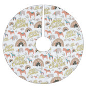 Jupon De Sapin En Polyester Brossé Saison de vacances de Boho (Devant)