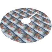 Jupon De Sapin En Polyester Brossé Saison Festive de Noël de Boxer (Angle)