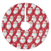 Jupon De Sapin En Polyester Brossé Santa Claus (Devant)