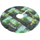 Jupon De Sapin En Polyester Brossé São Ariel PANDA Saio de arvore (Angle)