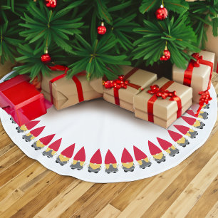 Jupon De Sapin En Polyester Brossé Scandinave Nisse Folk