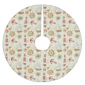 Jupon De Sapin En Polyester Brossé Scène d'océan (Devant)