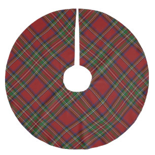Jupon De Sapin En Polyester Brossé Scottish Royal Stewart Tartan