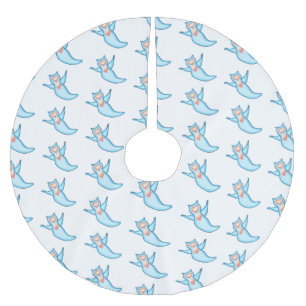 Jupon De Sapin En Polyester Brossé Sea angel cartoon