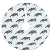 Jupon De Sapin En Polyester Brossé Sea turtle cartoon (Devant)