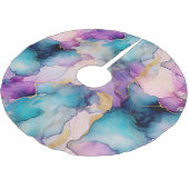 Jupon De Sapin En Polyester Brossé Serendipity Crystal Blue (Angle)