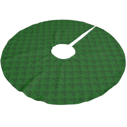 Jupon De Sapin En Polyester Brossé Shamrock (Angle)