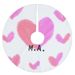 Jupon De Sapin En Polyester Brossé SIMPLE MINIMAL.CUTIE AJOUTER NOM BABY lettre Jeter