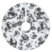 Jupon De Sapin En Polyester Brossé Skeleton Skull Art Pattern (Devant)