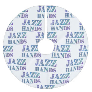 Jupon De Sapin En Polyester Brossé SlipperyJoe's comédie musicale Broadway Jazz Hands