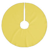 Jupon De Sapin En Polyester Brossé Solid pastel banana yellow (Devant)