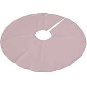 Jupon De Sapin En Polyester Brossé solide rose muet (Angle)