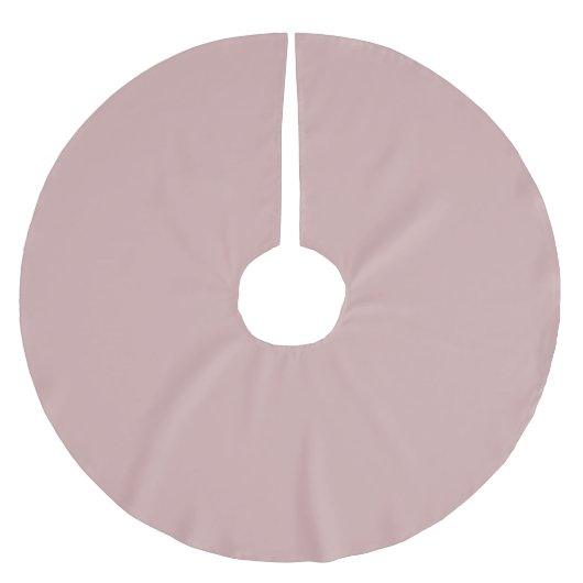 Jupon De Sapin En Polyester Brossé solide rose muet (Devant)