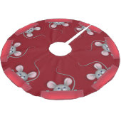 Jupon De Sapin En Polyester Brossé Souris en poche (Angle)