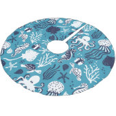 Jupon De Sapin En Polyester Brossé Sous la mer (Angle)