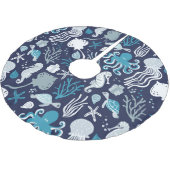 Jupon De Sapin En Polyester Brossé Sous la mer (Angle)