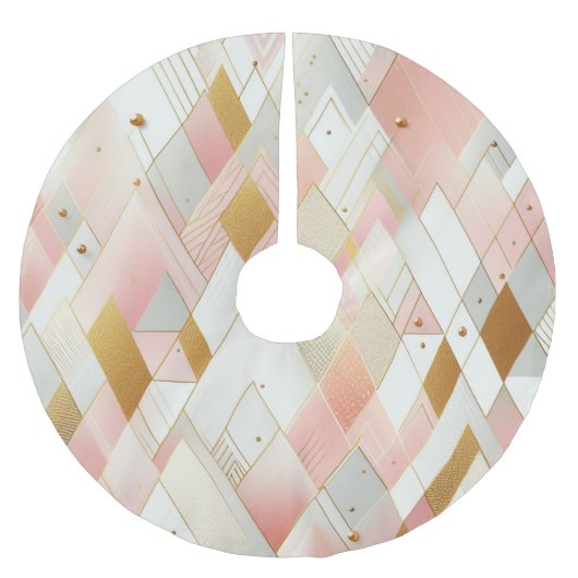 Jupon De Sapin En Polyester Brossé Spectre triangulaire chatoyant (Devant)