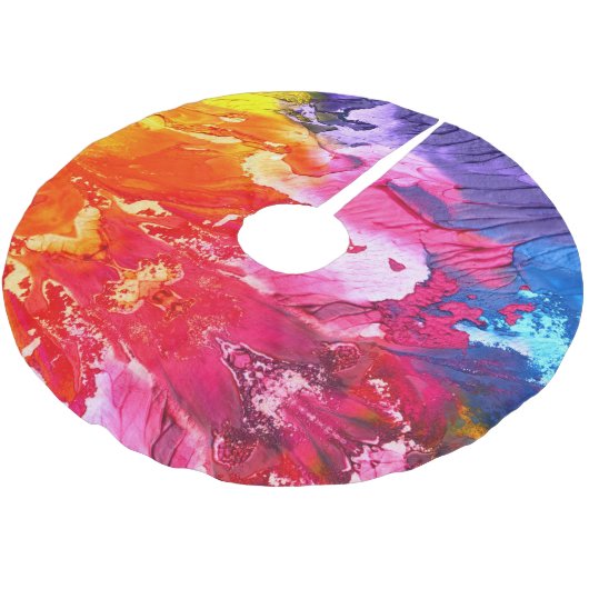 Jupon De Sapin En Polyester Brossé Splash (Angle)