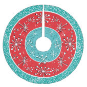 Jupon De Sapin En Polyester Brossé Spoutnik atomique moderne (Devant)