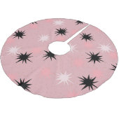 Jupon De Sapin En Polyester Brossé Starburts rose atomique Jupe Arbre de Noël (Angle)