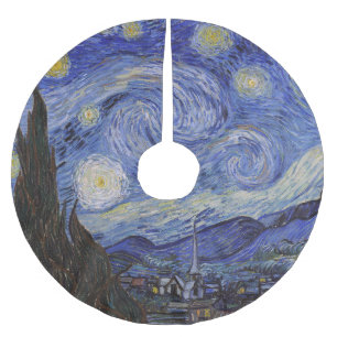Jupon De Sapin En Polyester Brossé Starry night by Vincent Willem van Gogh