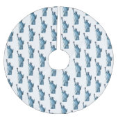 Jupon De Sapin En Polyester Brossé Statue de la liberté (Devant)