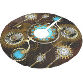 Jupon De Sapin En Polyester Brossé Steampunk Rusty Background (Angle)