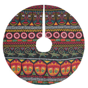 Jupon De Sapin En Polyester Brossé Style Africain : Plaisir Motif décoratif.