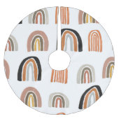 Jupon De Sapin En Polyester Brossé Style simple Pastel Rainbow pour enfants (Devant)