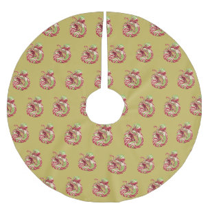 Jupon De Sapin En Polyester Brossé SUCRE DE CANNE SNAKE sur la jupe d'arbre OR VEGAS