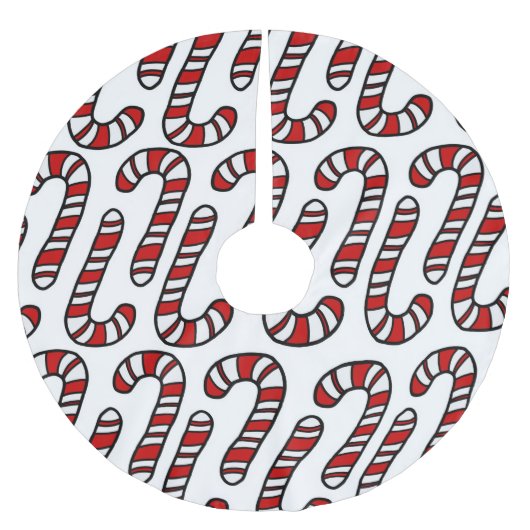 Jupon De Sapin En Polyester Brossé Sucres de canne (Devant)