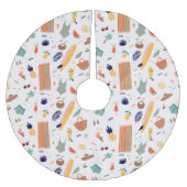 Jupon De Sapin En Polyester Brossé Sunny Beach Fun Motif (Devant)