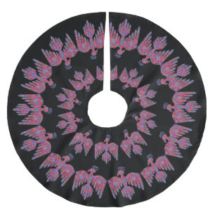 Jupon De Sapin En Polyester Brossé symbole de Natif américain d'art de sud-ouest de 