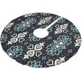 Jupon De Sapin En Polyester Brossé Talavera Azulejos mosaïque marocaine (Angle)