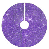 Jupon De Sapin En Polyester Brossé Tape-à-l'oeil de scintillement de parties (Devant)