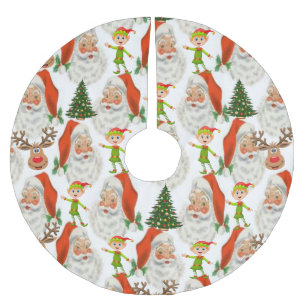 Jupon De Sapin En Polyester Brossé Tapis de sapin de Noël